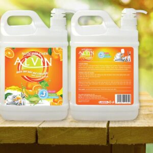 Nước rửa chén cao cấp Alvin 1800ml hương cam