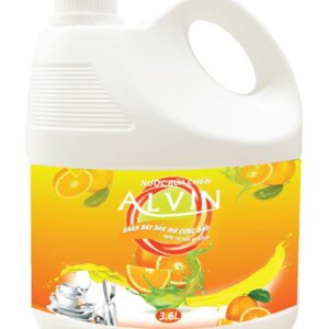 Nước rửa chén Alvin cao cấp 3.6kg hương cam